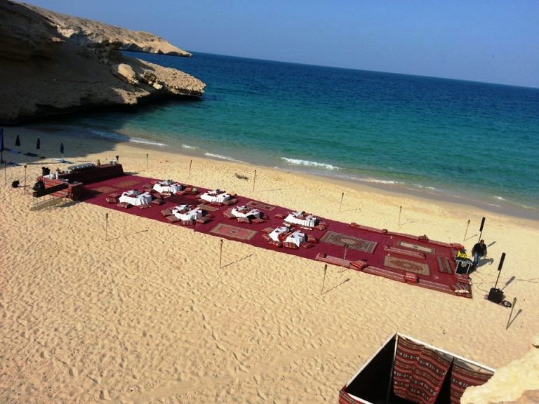 Arabic Setup near Beach